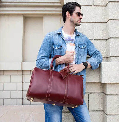 Crazy Horse Leather Tote