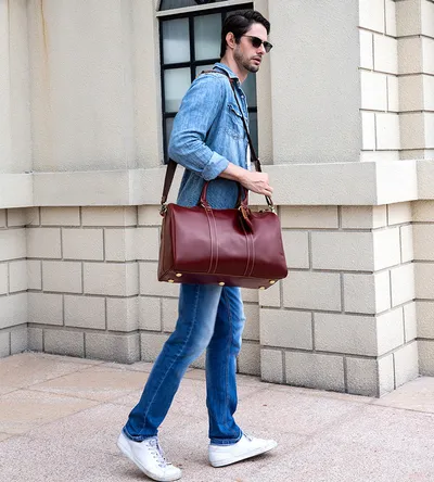 Crazy Horse Leather Tote
