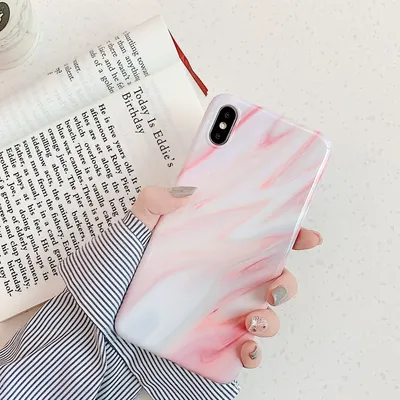 Compatible with Apple , Marble phone case