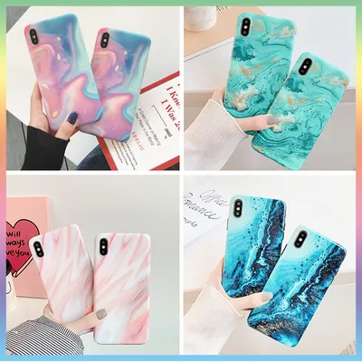 Compatible with Apple , Marble phone case