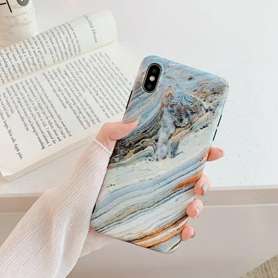 Compatible with Apple , Marble phone case
