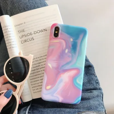 Compatible with Apple , Marble phone case