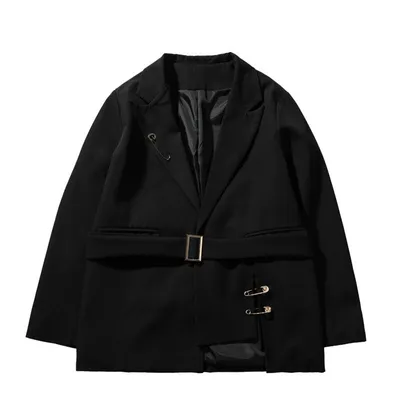Pin decorated jacket