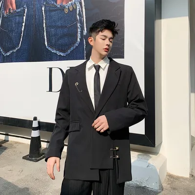Pin decorated jacket