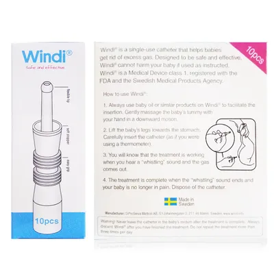 Baby anti-flatulence ventilation stick