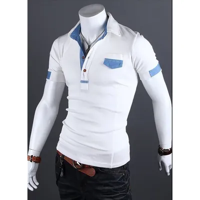 Fashion lapel short sleeve