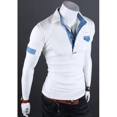 Fashion lapel short sleeve