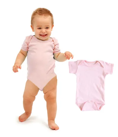 Baby crawling romper jumpsuit cotton short-sleeved jumpsuit