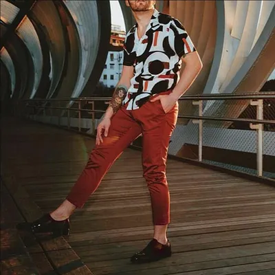 Men's printed shirt