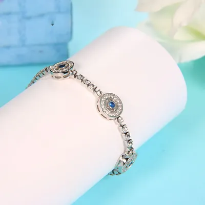 Light luxury micro-inlaid zircon bracelet