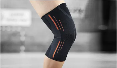 TMT sports knitted bamboo charcoal knee pads