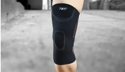 TMT sports knitted bamboo charcoal knee pads