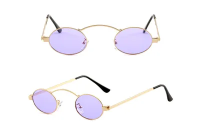 Fashionable small frame round sunglasses