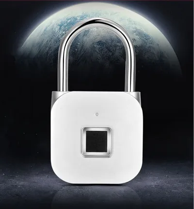 قفل ذكي يعمل ببصمة الإصبع للخزائن؛ قفل إلكتروني مضاد للسرقة يصلح للاستخدام المنزلي، ولحقائب السفر، وخزائن السكن الطلابي.