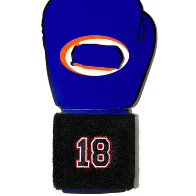 Male Black Number 18 Sports Wristband