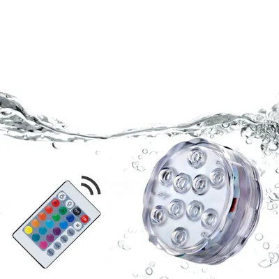 LED Remote Control Diving Light Waterproof Candle Light