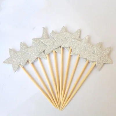 Five pointed star silver