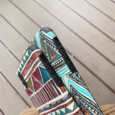 Retro totem ethnic style phone case