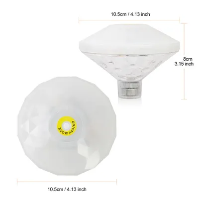 مصباح LED عائم لحوض الاستحمام