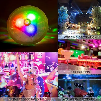 مصباح LED عائم لحوض الاستحمام
