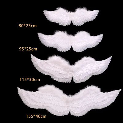 Angel feather wings halloween props