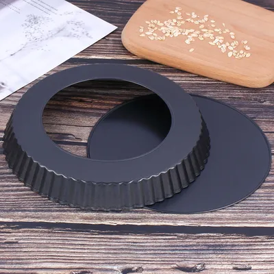 Non stick round detachable pan cake mould