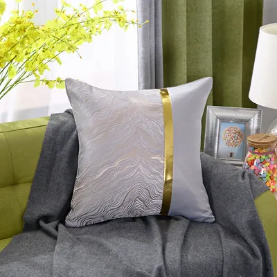 Light luxury bronzing pillowcase
