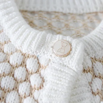 Baby suit knitted cardigan jacket