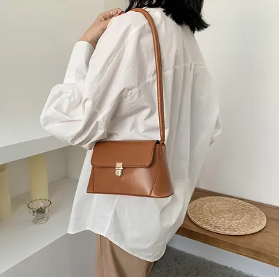 French niche retro armpit bag