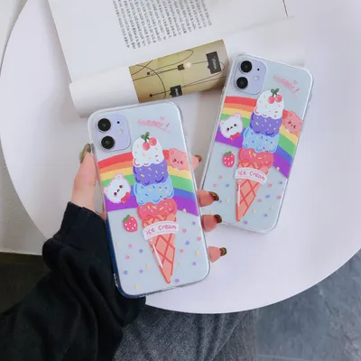 Compatible with Apple , Transparent phone case