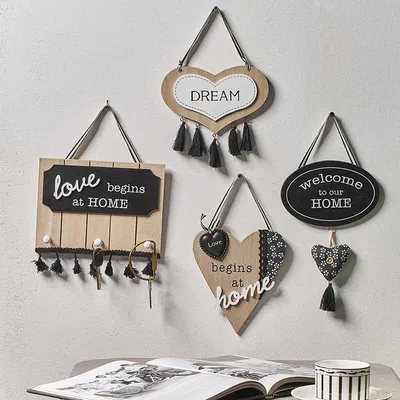Wooden door ornaments