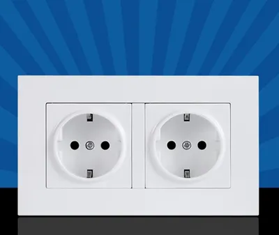 Type 146 German standard socket panel