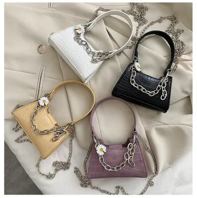 Small daisy chain shoulder bag