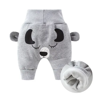 Big pp baby high waist belly protection pants