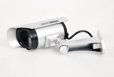 Solar powered fake camera