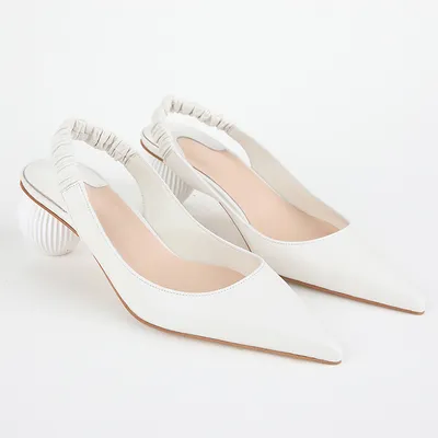 Female spherical heel high heels