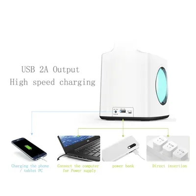 مصباح مكتب LED للدراسة، منفذ شحن USB وشاشة وتقويم وألوان ضوء الليل للأطفال مصباح طاولة قابل للتعتيم مع محفظة قلم