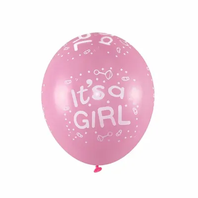 Party decoration reveals gender balloon