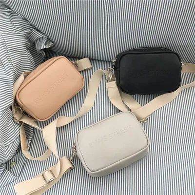 All-match wide shoulder shoulder bag