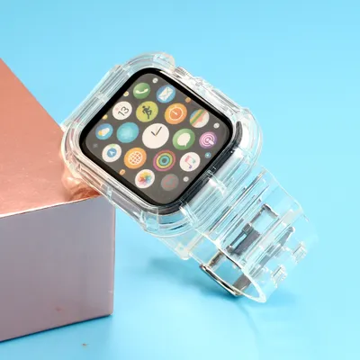 Transparent anti-drop watch strap