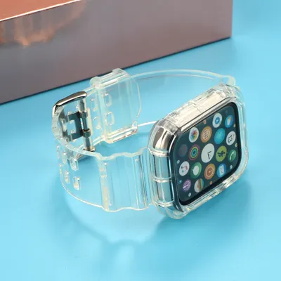Transparent anti-drop watch strap