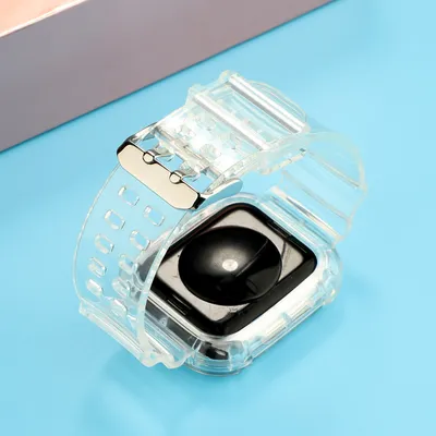Transparent anti-drop watch strap