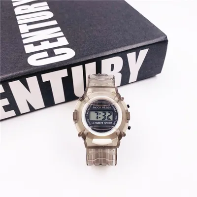 Children's jelly cartoon electronic watch multicolor