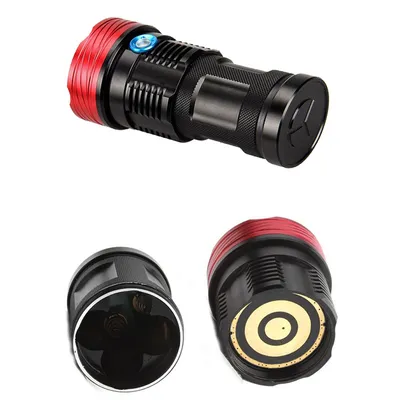10 lamp beads strong light flashlight