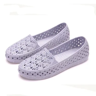 Women's flat hollow sandals