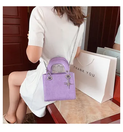 Fashion all-match portable chain shoulder messenger bag