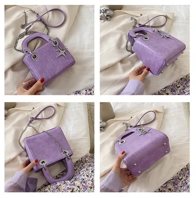 Fashion all-match portable chain shoulder messenger bag
