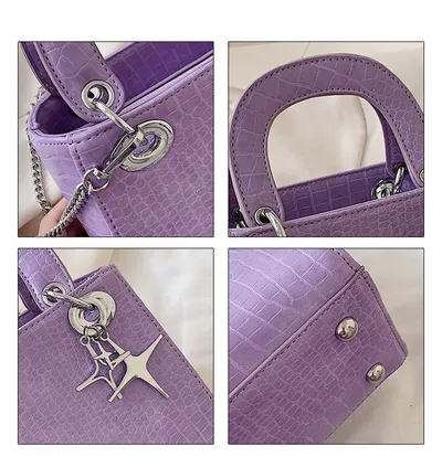 Fashion all-match portable chain shoulder messenger bag