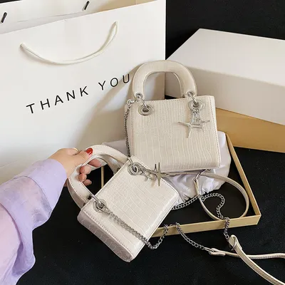 Fashion all-match portable chain shoulder messenger bag