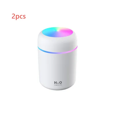 Home Car Charging Colorful Air Humidifier Usb Water Replenishment